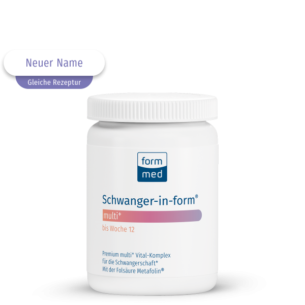 Schwanger-in-form® multi+ (bis Woche 12) (ehem. Fema-in-form® natal 1 (bis 12. SSW) multi+)